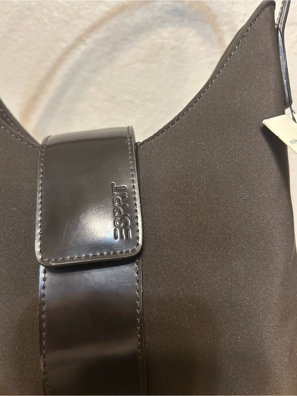 Vintage Y2K Esprit Get Trim Java Brown Hobo Shoulder Bag NWT 7603831 - Picture 2 of 8